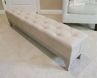 Long Upholstered Bench
