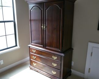 3-Drawer Mahogany Armoire