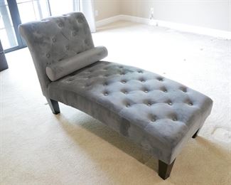 Belleze Gray Chaise Lounge
