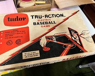 Vintage Tudor Tru-Action Electric Baseball Game