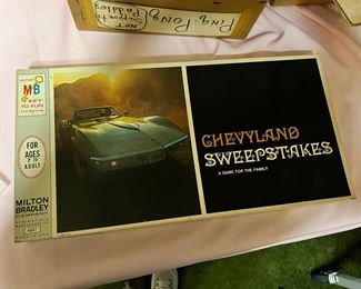 Milton Bradley Chevyland Sweepstakes Game
