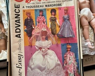 Vintage Barbie Doll Patterns