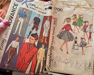 Vintage Ken Doll Patterns
