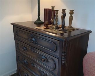 Eastlake, antique, 4 drawer chest