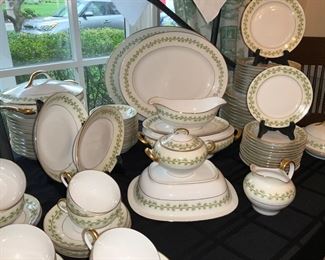 Limoges, China, 91 pieced.  Service for 8+ with many serving pieces 