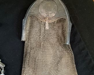 Sterling Silver, Vintage Womens mesh bag
