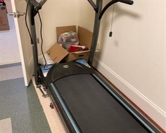 $400 USD     Horizon CST 3.5 Folding Treadmill for Home Gym SB183-17      Description: Large single push buttons that are on the front. The entire display on the machine was well thought out, and has a lot of nice features. There is a fan that has three speeds that you can use, which is nice for a hard workout. It also has single touch buttons to change speed, or even incline. You can also change both speed and incline with a button that goes up one notch at a time.

Dimensions: 182 x 90 x 145 (LxWxH in cm) Folded dimensions: 80 x 90 x 174 (LxWxH in cm)

Condition: Good working condition

Local pick up Chevy Chase MD.  Located on first floor.  Contact us for shipper suggestions.     https://goodbyhello.com/products/treadmill-sb183-17?_pos=24&_sid=cf2c4dc20&_ss=r