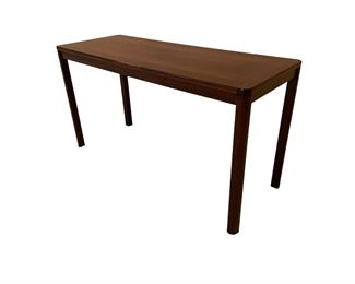 $1000 USD     Mid Century Modern Danish Rosewood Sofa Table SB183-24     Description: Mid Century Modern rosewood sofa table.  Original finish. Removeable legs.

Dimensions: 51 x 19 x 27.25"H

Condition: Very nice condition

Local pick up Chevy Chase, MD.  Located in basement level.  Contact us for shipper suggestions.     https://goodbyhello.com/products/mid-century-modern-danish-rosewood-sofa-table-sb183-24?_pos=20&_sid=cf2c4dc20&_ss=r