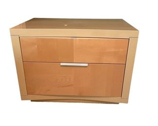 $350 USD      Contemporary Burlwood High Gloss Wood Night Stand SB183-41     Description: Light finished, gracefully curved, burlwood high polished two drawer nightstand

Dimensions: 31 x 19 x 22"H

Condition: Very good condition

Please see our complimentary listing for king bed, dresser and mirror

Local pick up Chevy Chase, MD.  Located on second floor.  Contact us for shipper suggestions.     https://goodbyhello.com/products/contemporary-wood-night-stand-sb183-41?_pos=15&_sid=cf2c4dc20&_ss=r