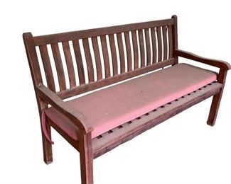 $400 USD    Pair Teak Outdoor Slat Wood Benches SB183-46     Description: Enjoy this two-person outdoor bench in a favorite space with its eye-catching mission style design. The bench is a great addition to the patio, deck, lawn, garden or terrace and it features a weather-resistant, premium teak construction and a light stain finish.

Dimensions: 59 x 25 x 39

Condition:  Good structurally.  Needs cleaning.

Local pick up Chevy Chase, MD.  Located on second floor.  Contact us for shipper suggestions.     https://goodbyhello.com/products/pair-cedar-outdoor-slat-wood-benches-sb183-46?_pos=7&_sid=cf2c4dc20&_ss=r