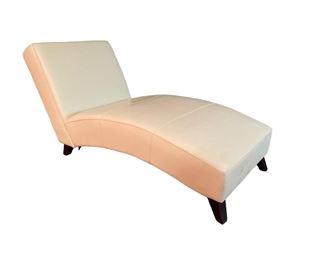 $175 USD      Overstock Beige Leather Chaise SB183-35     Description: This chaise lounge creates a fusion of style that comes at no cost to comfort. Refined with a curvaceous structure that is designed to fit the contours of your body, this lounge chair is both a cozy and modern addition to your living room space. Featuring beautiful channel stitching and lovely tapered legs, this chaise lounge is the perfect spot to stretch out in relaxation. Perfectly balancing comfort and style, this chaise lounge invites you to stretch out and unwind in outstanding coziness with its spectacular design.

Dimensions: 63 x 28 x 32

Condition: Very good condition

Local pick up Chevy Chase, MD.  Located on second floor.  Contact us for shipper suggestions.      https://goodbyhello.com/products/overstock-beige-leather-chaise-sb183-35?_pos=1&_sid=cf2c4dc20&_ss=r