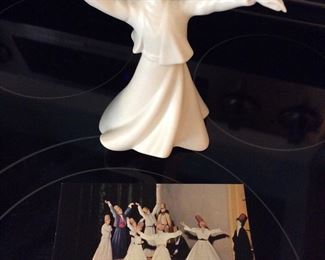 Turkish figurine KONYA whirling dancer 7” high. $ 40