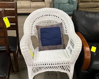 Wicker rocking chair