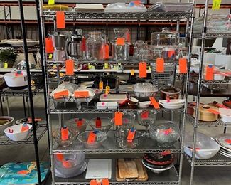 Kitchen items 
Rolling carts