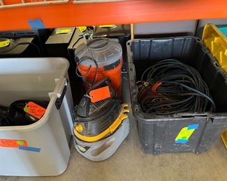 Shop vac 
Hoses 