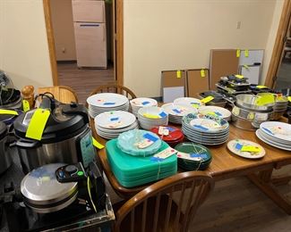 Waffle maker
Instapot 
Plates
Bowls
