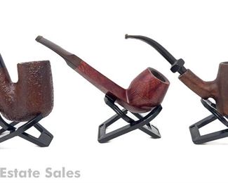 Three Italian Estate Pipes Savinelli Peretti