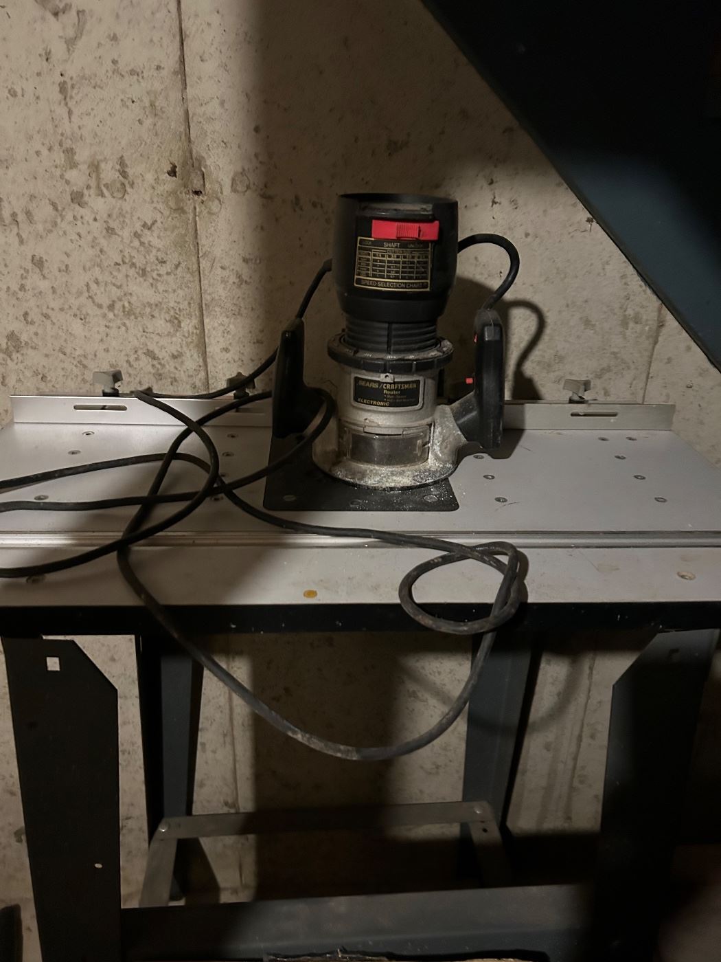 ShopSmith Table and Craftsman Router