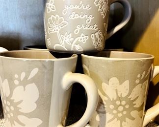 Coffee mugs.