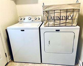 Washer and Dryer. 