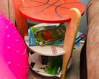 Sports side table.