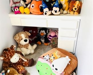Disney stuffed animals, Beanie Boos.