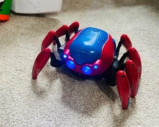 Spiderman spider toy, remote control.