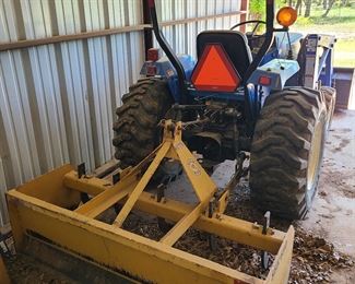 McMaster New Holland TC30 Tractor With Box Blade