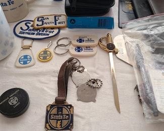Santa Fe Railway Memorabilia 