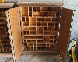 Santa Fe Railway Ticket Cabinets