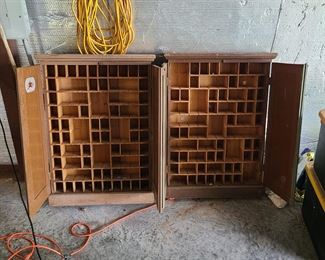 Santa Fe Railway Ticket Cabinets