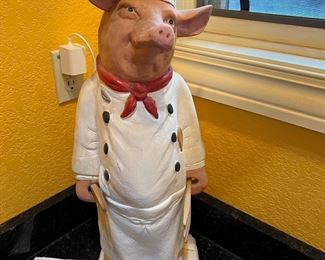 Mr. Pig needs a new home. ☺️