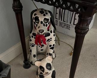 Papier-mâché Dalmatians 