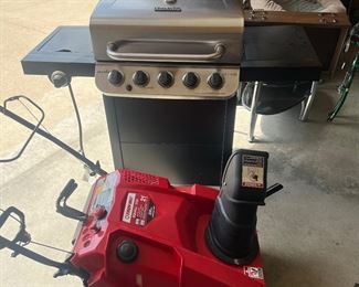 SOLD- Troy-Bilt Snowblower  Sold- Charbroil Grill