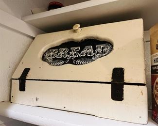 Antique bread box