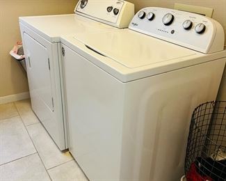 Washer and dryer