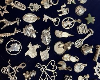 Charms! Sterling silver. 