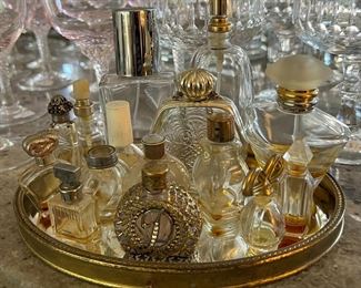 Miniature perfume bottles
