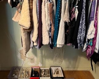 clothing & shoes some unworn with tags