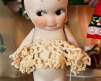 Antique Bisque 4 1/2" tall Kewpie Doll made in Japan