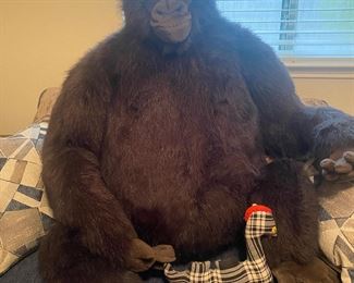 Full size plush gorilla ‘Koko’
