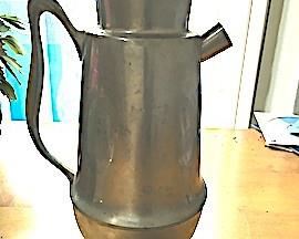 Vintage pewter cocktail shaker