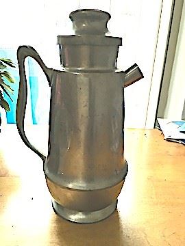 Vintage pewter cocktail shaker