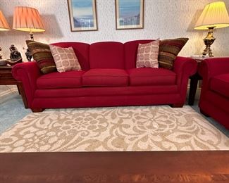 Lazboy Furniture 3-cushion sofa, mild wear, 84"W x 35"D