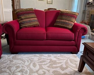 Lazboy Furniture loveseat, mild wear, 60"W x 35"D