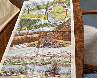 The Lake District cotton seasons tapestry/fabric 30" x 18"