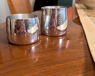 Sona (England) creamer and sugar, minor wear