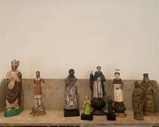 Great collection of Santos figures 