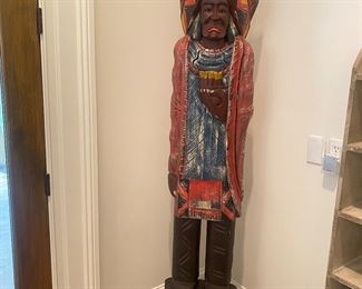 Carved Indian statue