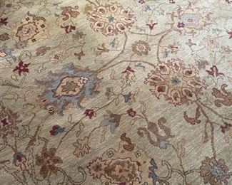 Beautiful large orientalist rug in lovely tones